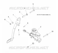 BRAKES, PEDAL AND MASTER CYLINDER