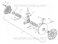DRIVE CLUTCH ASSEMBLY SPORT / 0930443 (4922942294021A)
