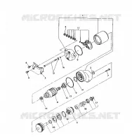 STARTING MOTOR ASSEMBLY 250 2X4/W927527 (4922862286037A)