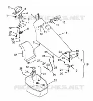FRONT STORAGE COMPARTMENT SLTX B964590 AND INTL. SLTX I964590 (4935783578A008)