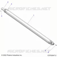 DRIVE TRAIN, PROP SHAFT,FRONT