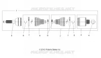 DRIVE TRAIN, REAR DRIVE SHAFT