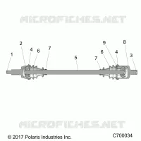 DRIVE TRAIN, FRONT HALF SHAFT