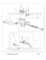 BRAKES, FRONT BRAKE LEVER AND MASTER CYLINDER
