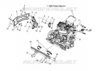 ENGINE MOUNTING RH AND FRONT