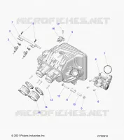 ENGINE, INTAKE MANIFOLD, THROTTLE BODY, FUEL RAIL