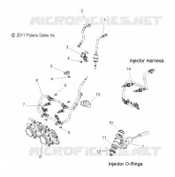 FUEL SYSTEM, RAIL, LINES AND THROTTLE  BODY
