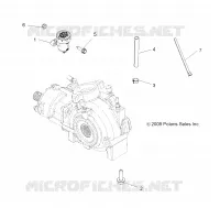 DRIVE TRAIN, GEARCASE MOUNTING, FRONT