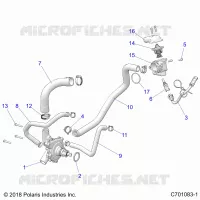 ENGINE, WATERPUMP AND BYPASS