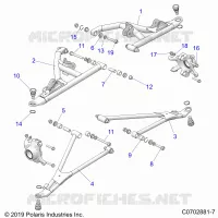 FRONT SUSPENSION CONTROL ARMS