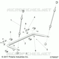 SUSPENSION, REAR STABILIZER BAR