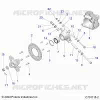 SUSPENSION, REAR CARRIER