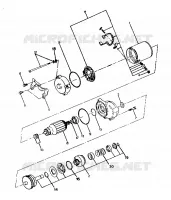 STARTING MOTOR ASSEMBLY  TRAIL BOSS