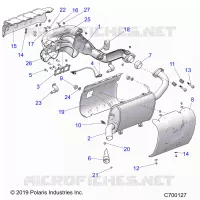 ENGINE, EXHAUST SYSTEM