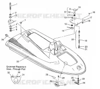 HULL   BODYWORK SL 750 B954070 (4930523052A006)