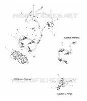 FUEL SYSTEM, RAIL, LINES AND THROTTLE  BODY