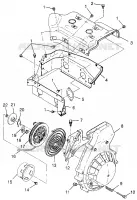 BLOWER HOUSING   RECOIL STARTER SUPER SPORT 0970761 (4937643764C012)