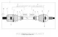 DRIVE TRAIN, FRONT HALF SHAFT