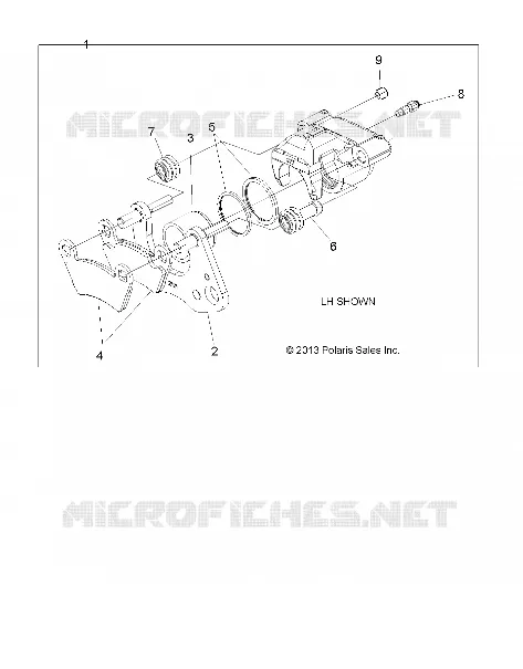 BARKE CALIPER, FRONT
