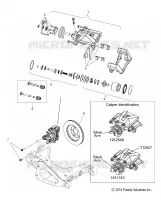 BARKE CALIPER, REAR