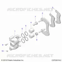 BRAKES, REAR CALIPER