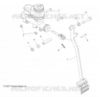 BRAKES, PEDAL AND MASTER CYLINDER MOUNTING