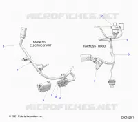 ELECTRICAL, WIRE HARNESS, HOOD, ELEC. START