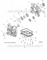 CRANKCASE -A16SES57F1/F2/SBT57F1 