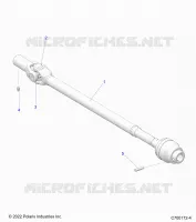 DRIVE TRAIN, FRONT PROP SHAFT