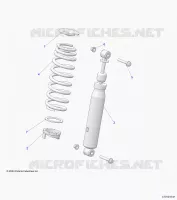 SUSPENSION, FRONT SHOCK MOUNTING