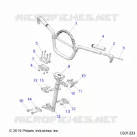 STEERING, HANDLEBAR MOUNTING