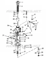 CARBURETOR ULTRA TOURING 0975378 AND EUROPEAN ULTRA TOURING E975378 (4938133813D001)