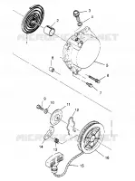 RECOIL STARTER 4X4 300 W958130 (4930183018D003)