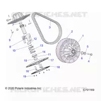 DRIVE TRAIN, SECONDARY CLUTCH
