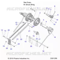 SUSPENSION, REAR TORQUE ARM