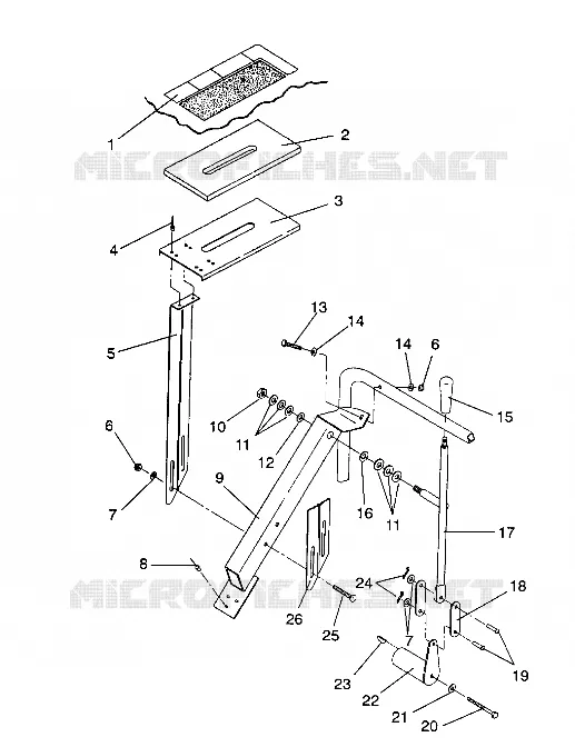 SHIFT LINKAGE ASSEMBLY WIDETRAK / 0932064 (4922982298029A)