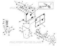 COOLING SYSTEM MAGNUM 4X4 W97AC42A, SWEDISH MAGNUM 4X4 S97AC42E AND NORWEGI (4940834083A011)