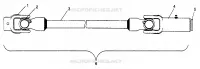 PROP SHAFT SPORTSMAN 500 W969244 AND SWEDISH SPORTSMAN 500 S969244 (4936093609B004)