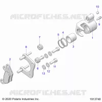 BRAKES, REAR CALIPER