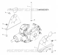 GEARCASE, MOUNTING, REAR (BUILT BEFORE 1/15/07)