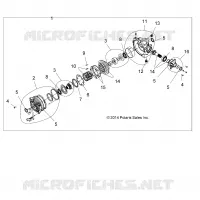 DRIVE TRAIN, FRONT GEARCASE INTERNALS
