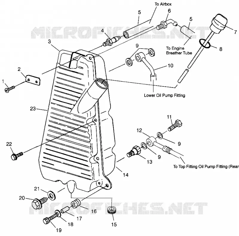 OIL TANK SPORTSMAN 500 W969244 AND SWEDISH SPORTSMAN 500 S969244 (4936093609B013)