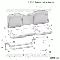 SEAT ASM. REAR