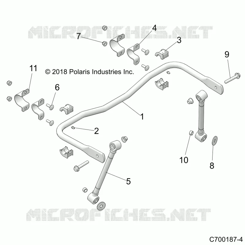 SUSPENSION, REAR, STABILIZER BAR