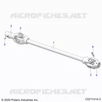 DRIVE TRAIN, FRONT PROP SHAFT