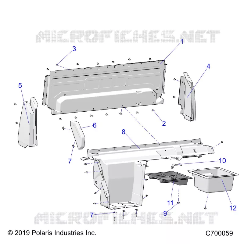 REAR CLOSEOFF AND FENDERS