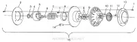 DRIVEN CLUTCH WIDETRAK GT 0972061 AND EUROPEAN WIDETRAK GT E972061 (4938173817B014)