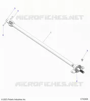DRIVE TRAIN, REAR PROP SHAFT
