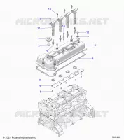 ENGINE, VALVE COVER