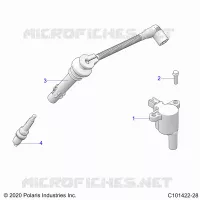 ELECTRICAL, IGNITION COIL, WIRE AND SPARK PLUG